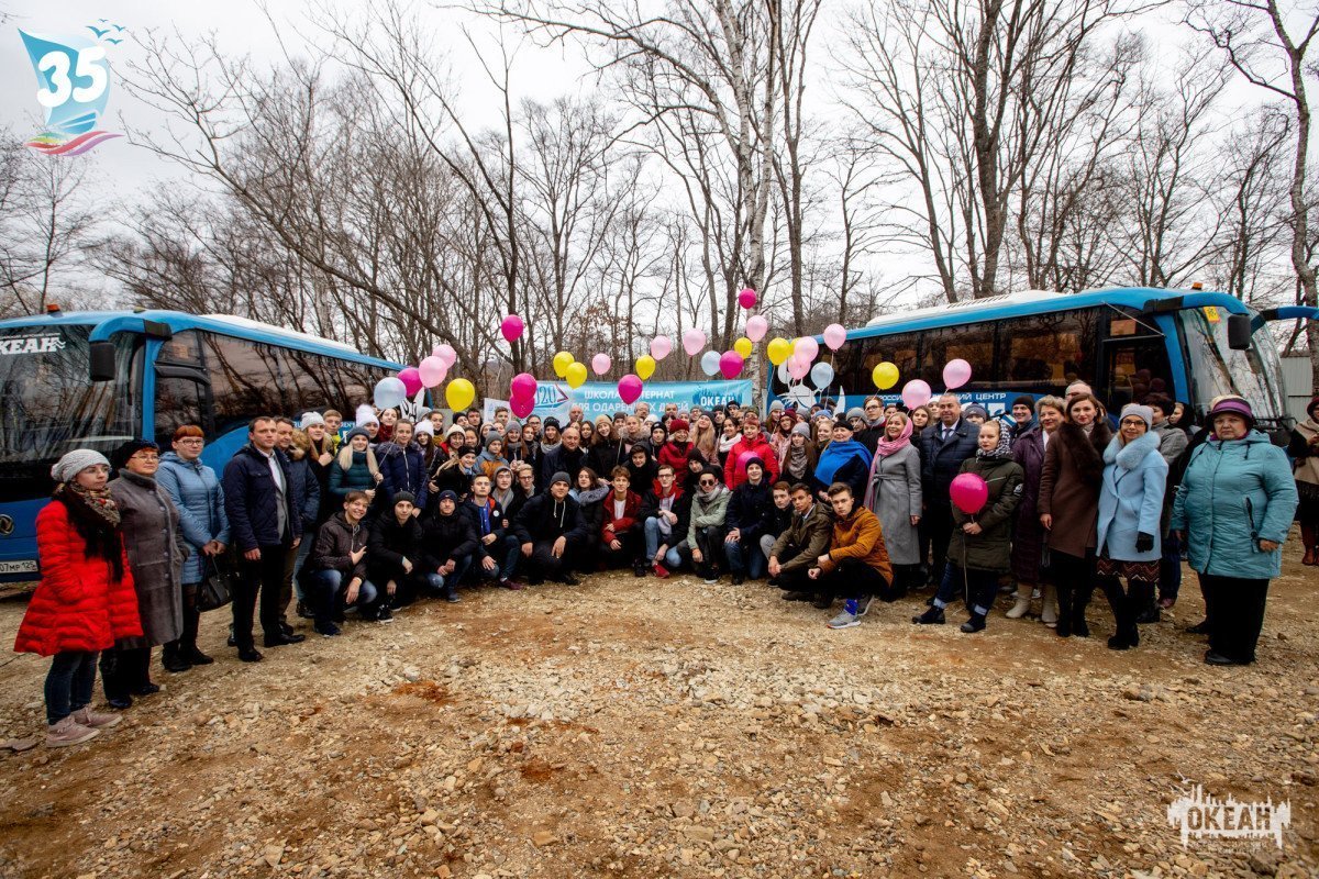 В «Океане» заложили капсулу времени, посвящённую строительству новой школы-интерната для одарённых детей